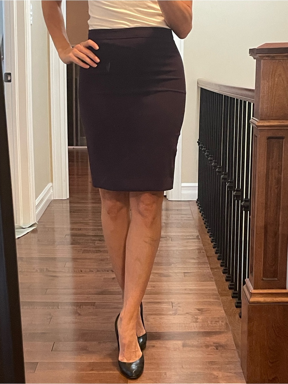 RW&CO. Plum Pencil Skirt